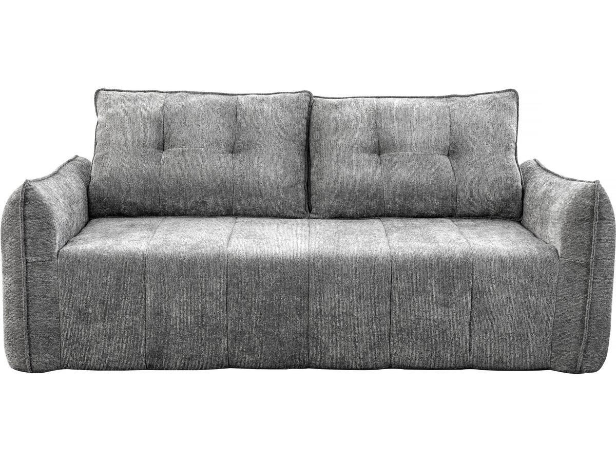 EINZELSOFA silvano Grau - Grau, Textil (95/75/185cm) - Habitat Garten