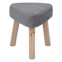 HOCKER Thena H. 36 cm - Grau, Holzwerkstoff (32/36/32cm) - Atmosphera Createur d´interieur