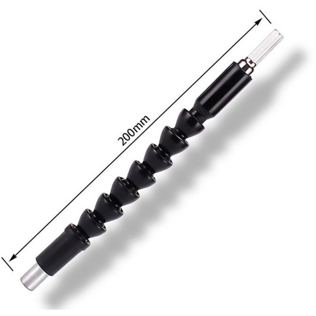 BIT-SATZ,200MM，VERLÄNGERUNGSSTANGE - Schwarz, Metall (0.5/0.5/20cm) - LIBRATON