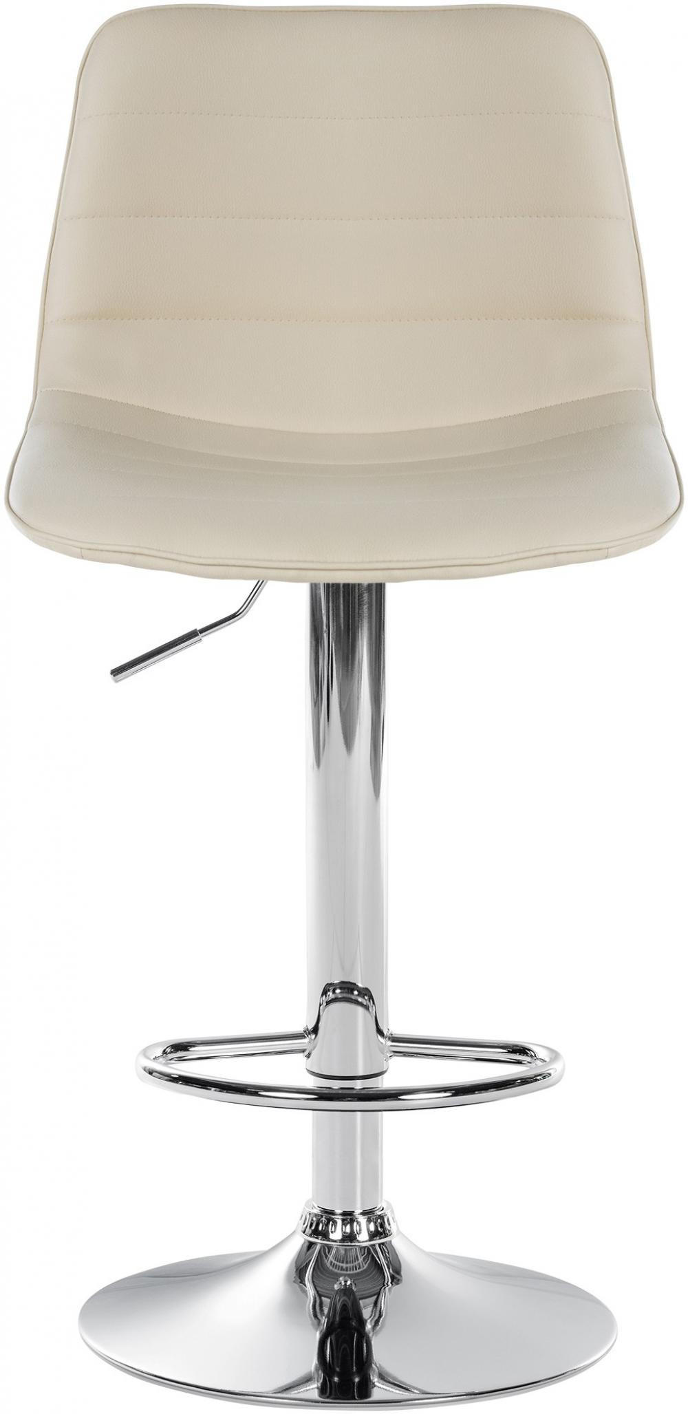 BARHOCKER 2er Set Lederlook creme - Creme, Textil/Metall (45/89/46cm) - CLP