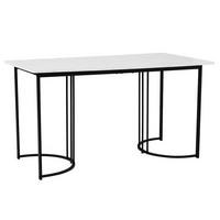 ESSTISCH 140/80/75 cm Weiß - Weiß, Holz (140/80/75cm) - Urban Meuble