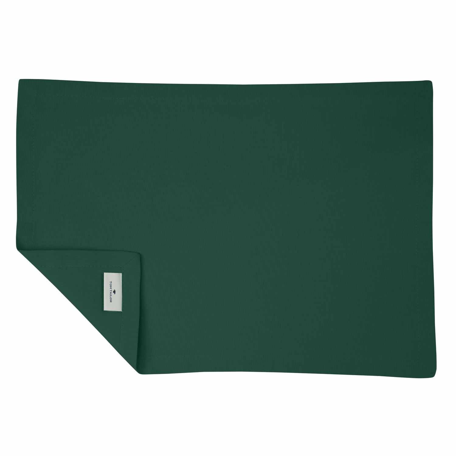 TISCH-SET 6 TEILIG DOVE - Waldgrün, Textil (35/50cm) - Tom Tailor