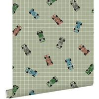 TAPETE Rennwagen 50 x 900 cm - Grün, Papier (50/0.1cm) - ESTAhome