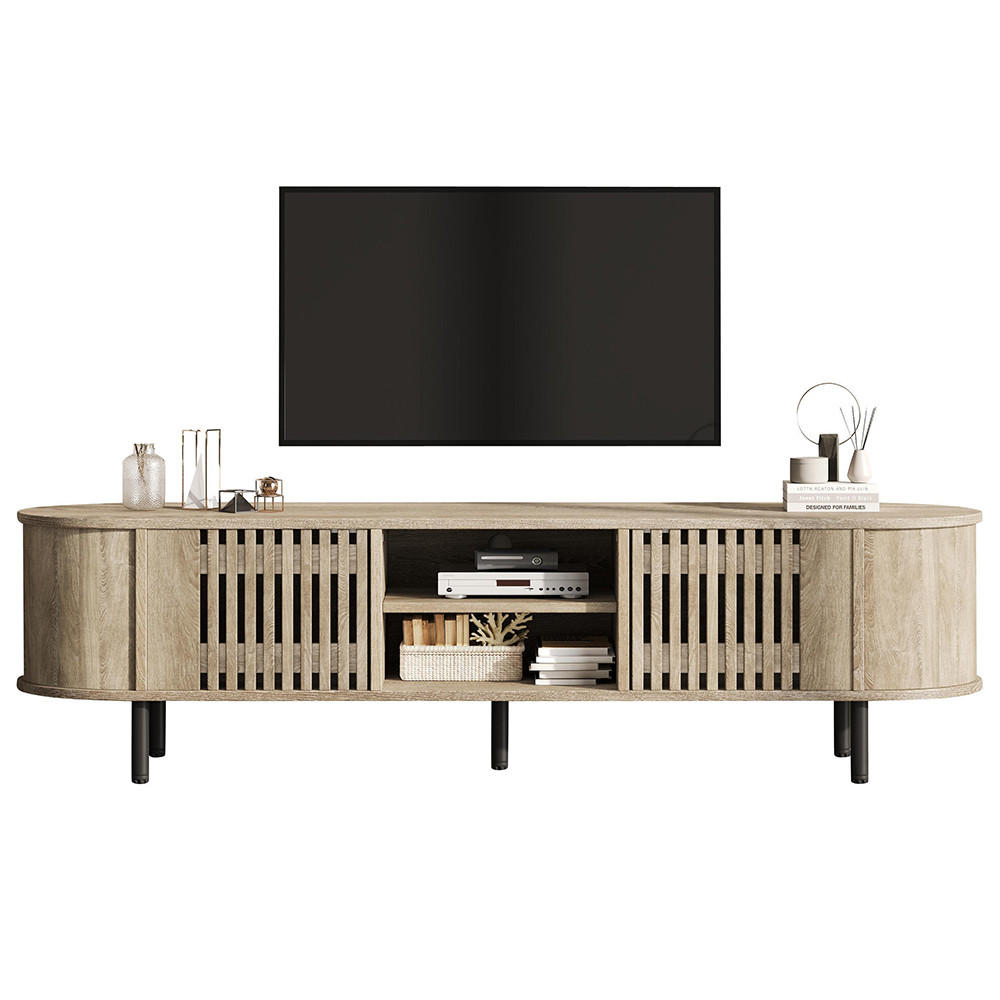 LOWBOARD in 160 x 40 x 47cm, Naturholzfarbe - Naturfarben, Holzwerkstoff (160/47/40cm) - KOMHTOM