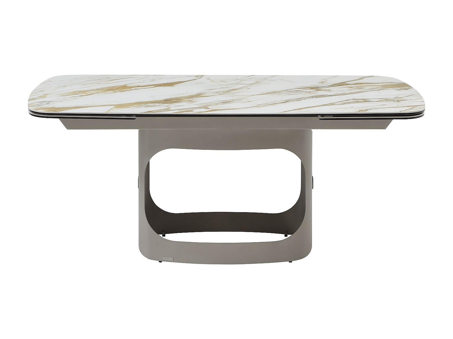 ESSTISCH - 6 Personen, 8 Personen, 10 Personen - Glas, Keramik - Weiß - DAVULO - Weiß, Glas/Keramik (90/220/75cm) - Vente-Unique