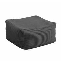 SITZSACK COZY - Anthrazit, Nur Hocker - Anthrazit, Textil (44/22/44cm) - Home Deluxe