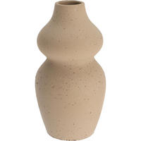 DEKOVASE Keramik H. 14 cm - Beige, Keramik (14.5cm) - Home Styling Collection