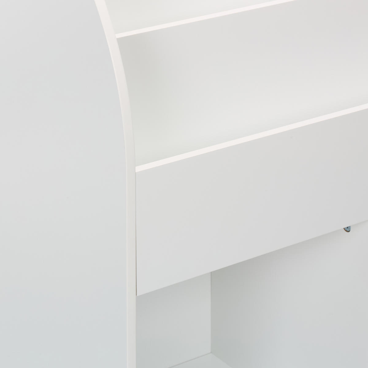 KINDERBÜCHERREGAL - Weiß, Holzwerkstoff (72/78.5/33.5cm) - Relaxdays