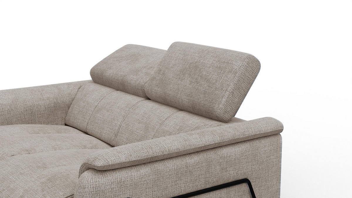 RELAXSOFA RODEN 2-Sitzer, beige - Beige, Holz/Textil (152/82/103cm) - Courtois Laville