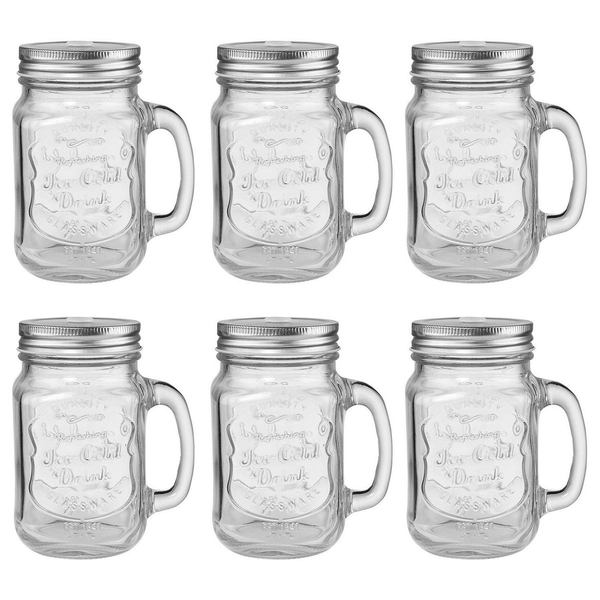TRINKGLAS (6er Set) Refresh - Transparent, Glas (0.45L) - BUTLERS