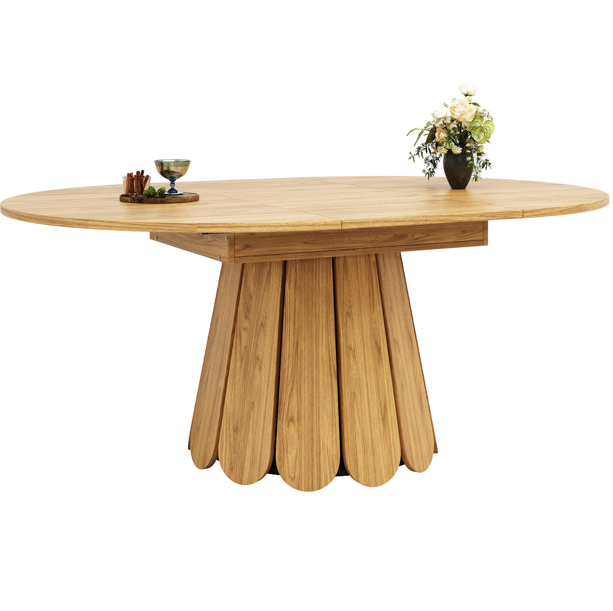 Okmyhome Esstisch Natur 118x76x158 cm