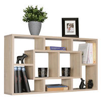 WANDREGAL PAOLA MDF Offen Freischwebend Modern, Sonoma 85x16x48 cm - Beige, Holzwerkstoff (85/48/16cm) - KADIMA DESIGN