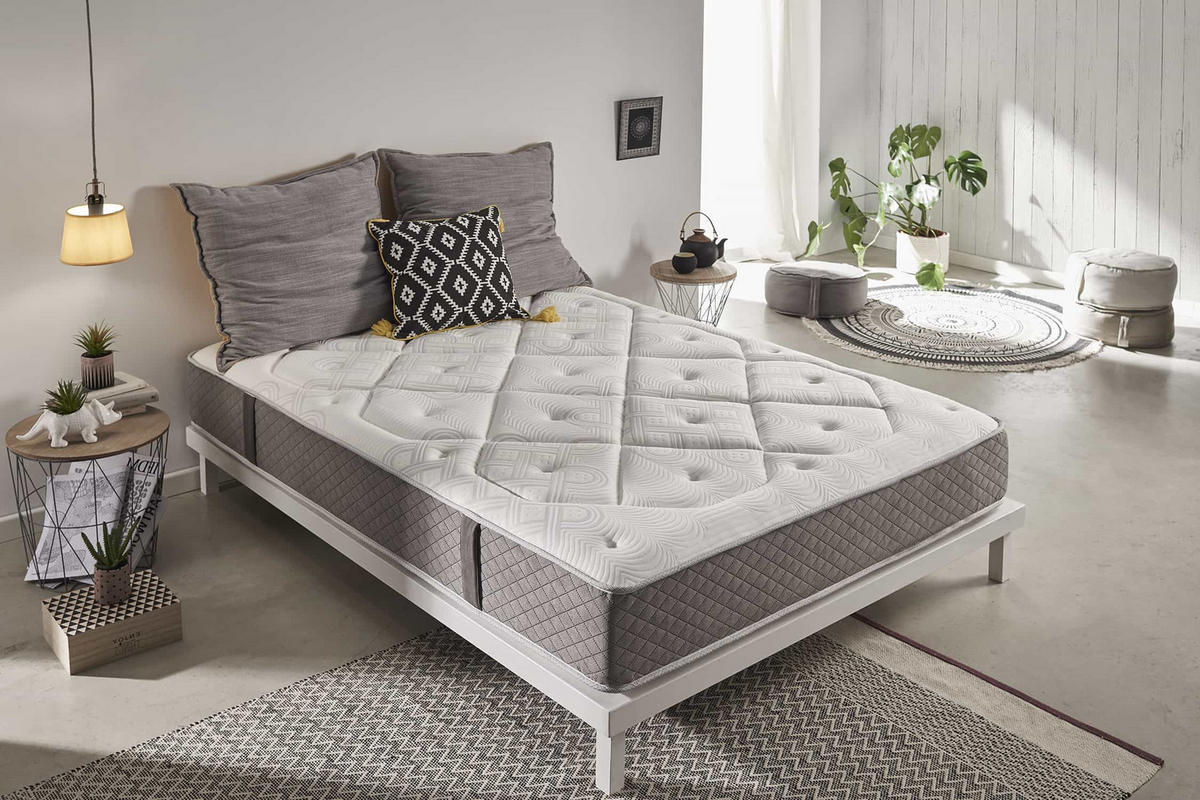 MATRATZE Platinium Classic, 26cm, 180x200cm - Weiß, Textil (180/200cm) - Moonia
