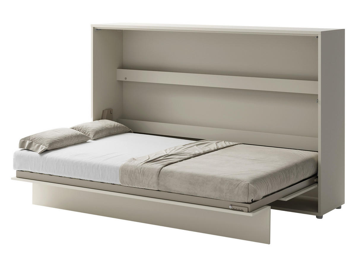 SCHRANKBETT Bed-Concept BC-05 120x200 - Kaschmir/Grau, Holz/Holzwerkstoff (120/200cm) - MIRJAN24