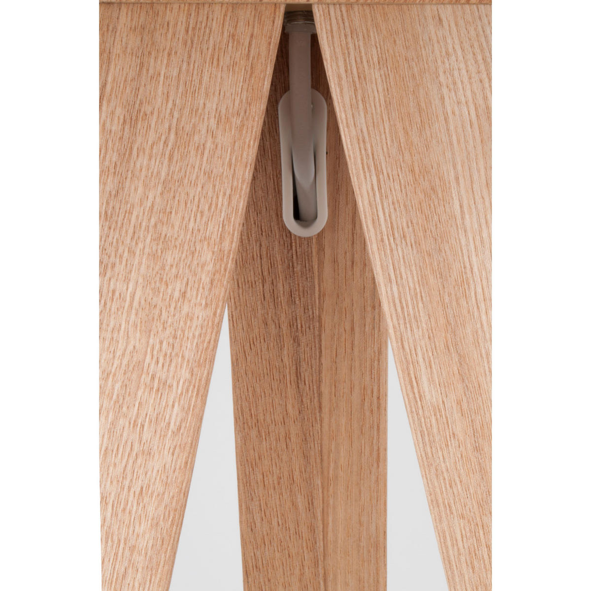 STEHLAMPE Tripod mit Stativ Weiß - Weiß, Metall (50/50/151cm) - Zuiver