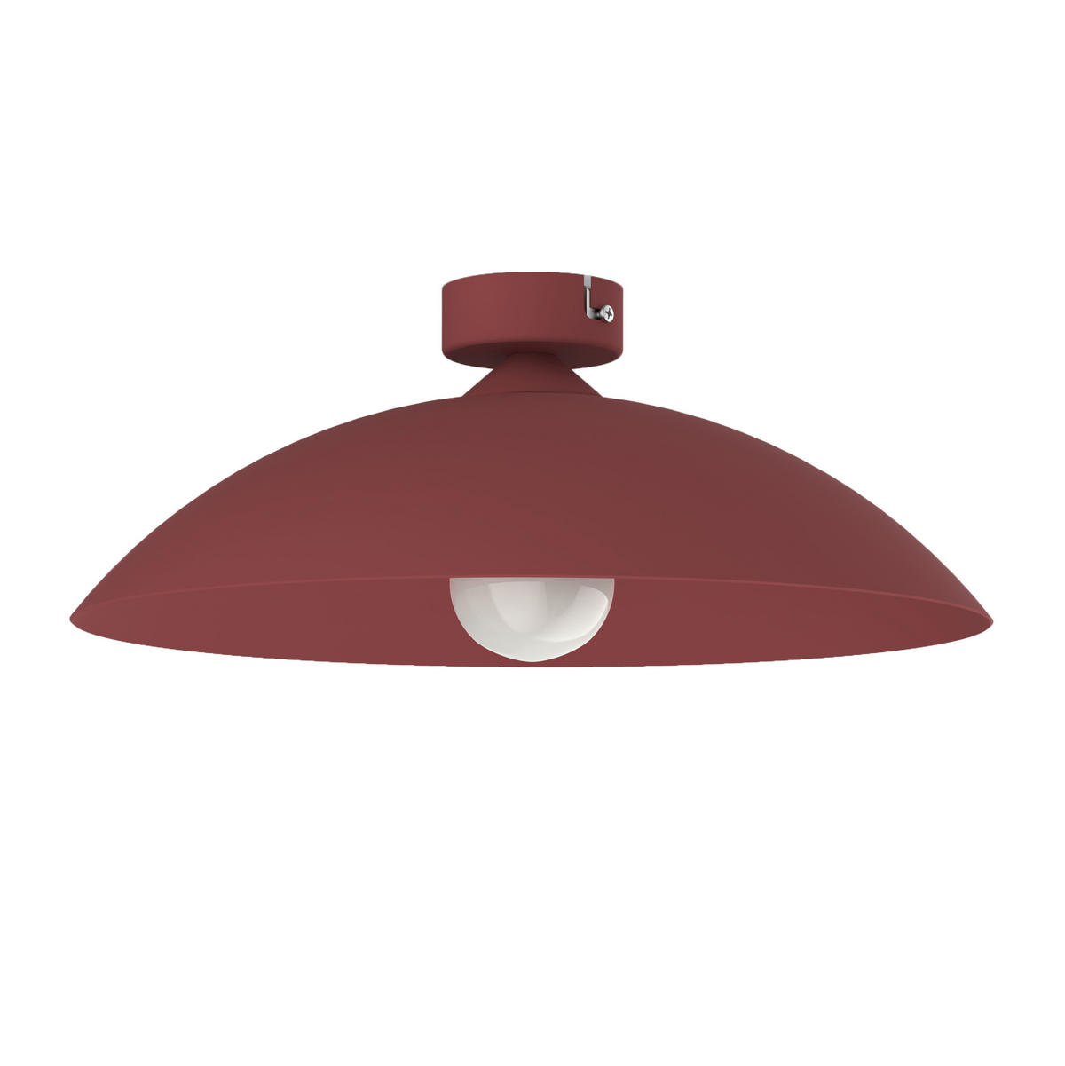 DECKENLEUCHTE Flash - Rot, Metall (40/40/14.5cm) - Lumicom