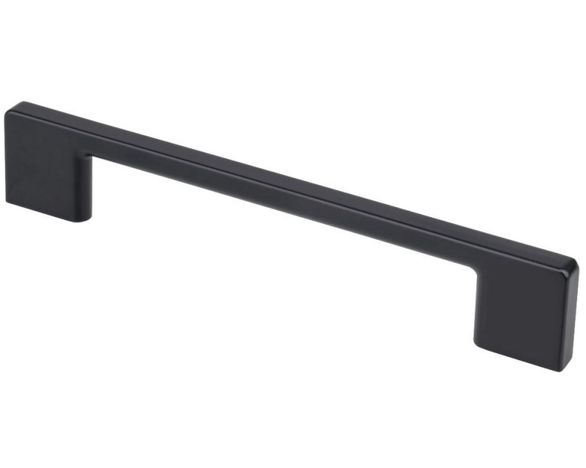 MÖBELGRIFF BA 128mm, Küchengriff Anthrazit matt, Türgriff Easy - Anthrazit, Metall (0.8/2.8/16.2cm)
