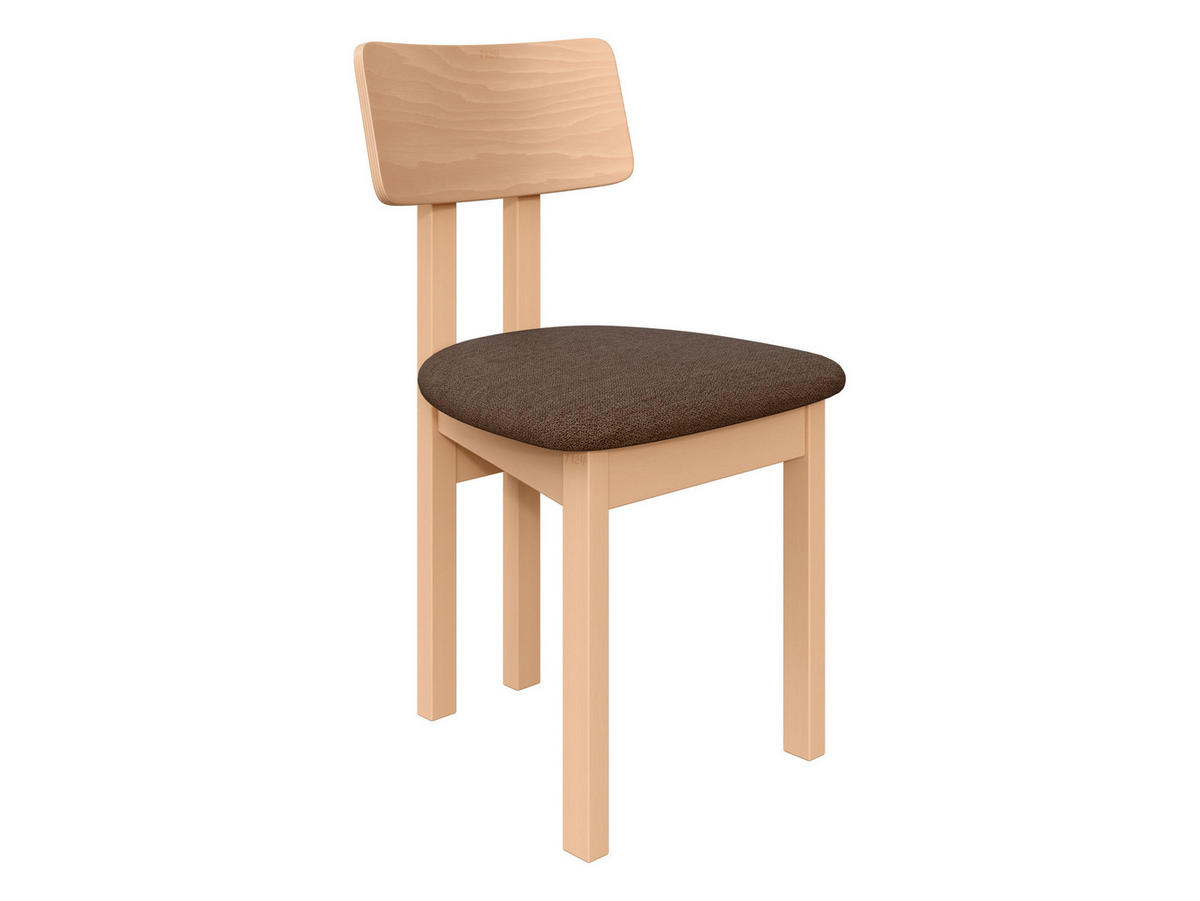 ESSZIMMERSTUHL Divo II - Eiche Artisan/Braun, Holz/Textil (47/85/48cm) - MIRJAN24