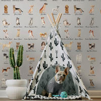 TAPETE Hunde aus echtem Papier, 200x280cm, 8 Bögen - Grau, Papier (200/280cm) - WALLPAPERS4BEGINNERS