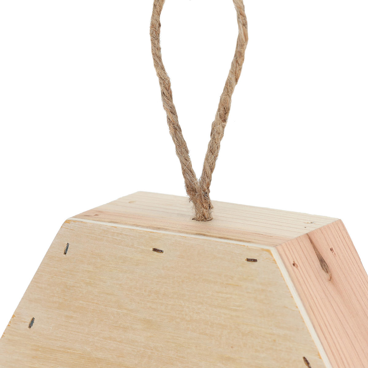 INSEKTENHOTEL - Hellbraun, Holz (17/15/5cm) - Relaxdays