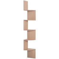 ECKREGAL in Eiche hell 20/20/126 cm - Beige, Holz (20/126/20cm) - PANGIVO