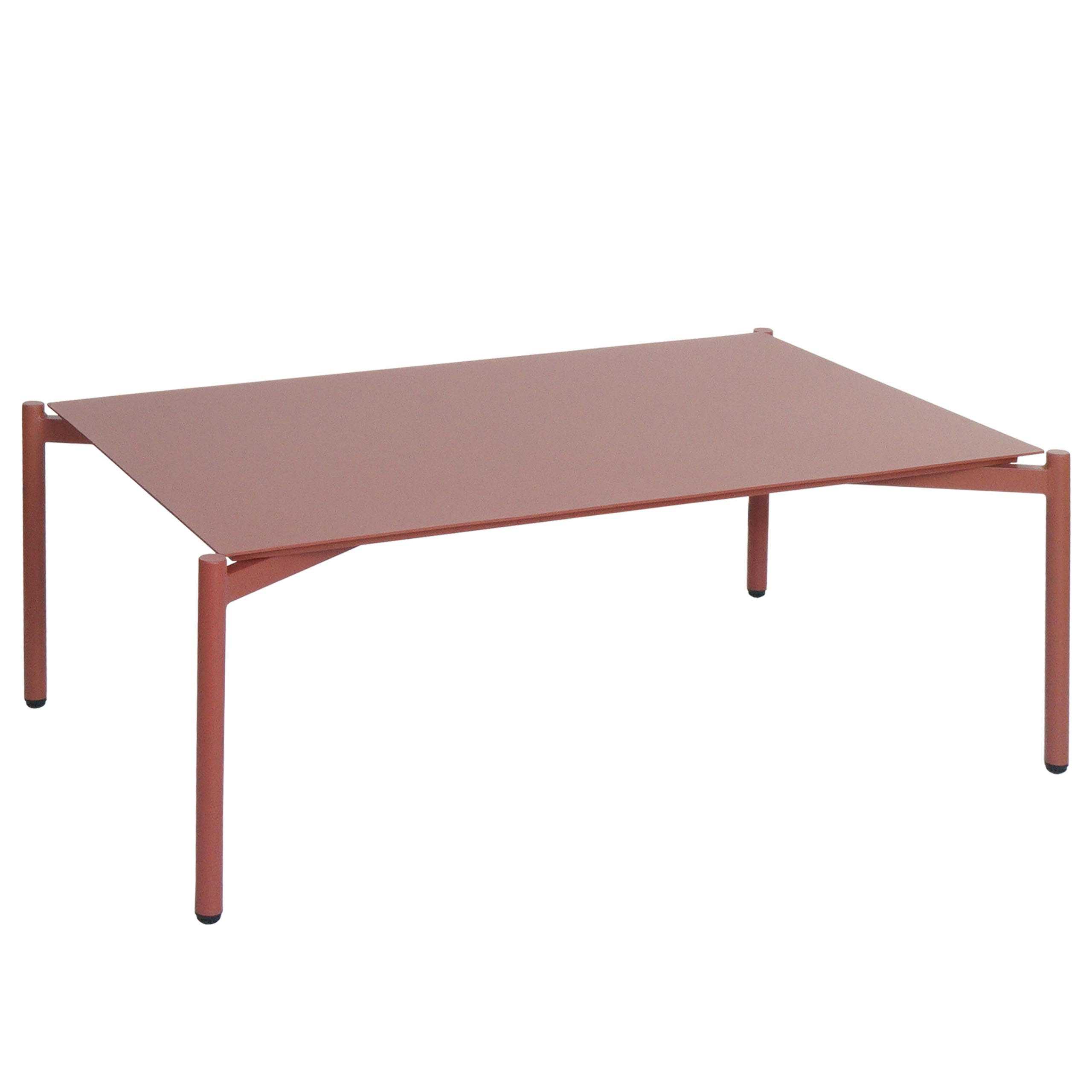 GARTENTISCH Rot - Rot, Metall (65/105/39cm) - MCW