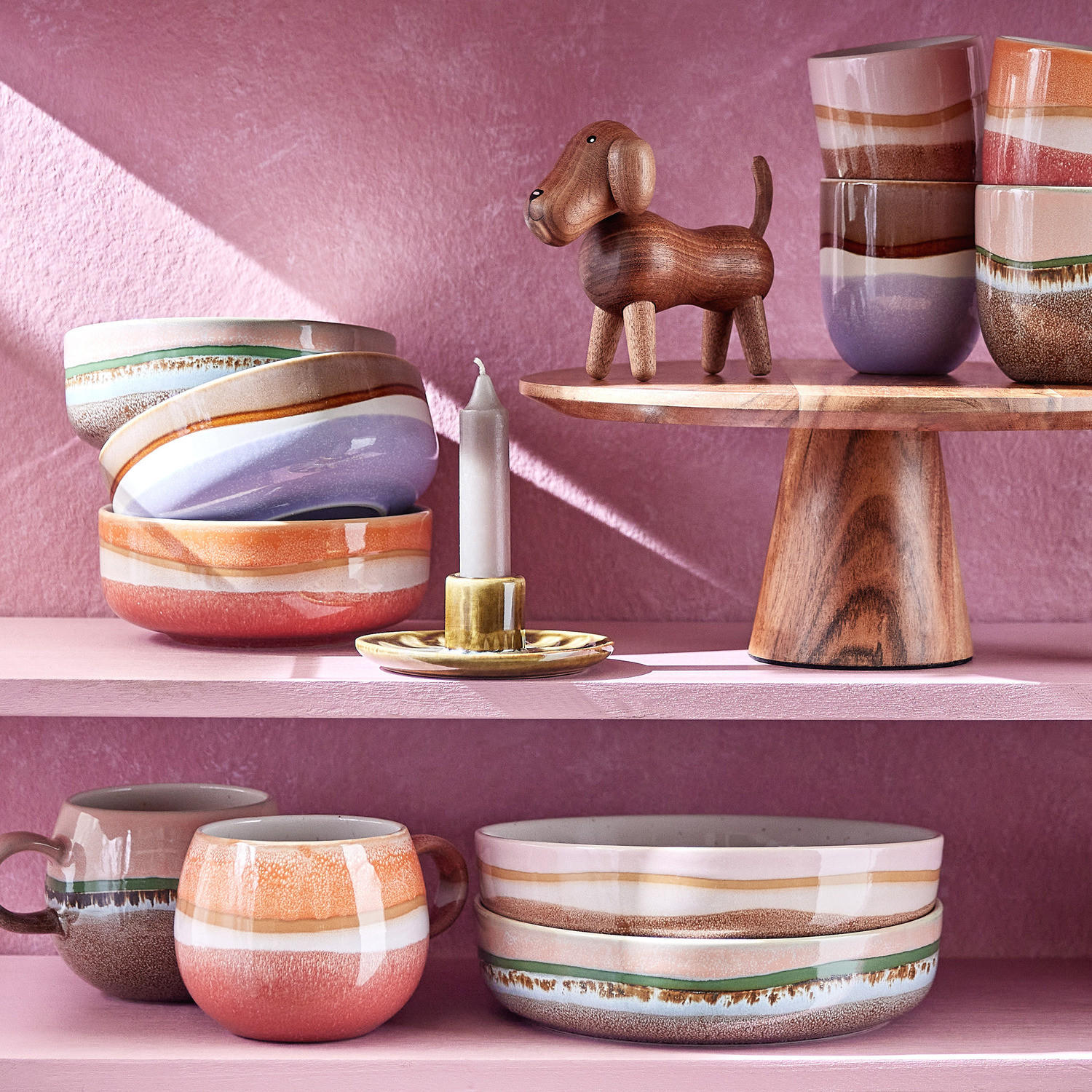 PASTATELLER Medley - Rosa, Keramik (21/21/4.8cm) - BUTLERS