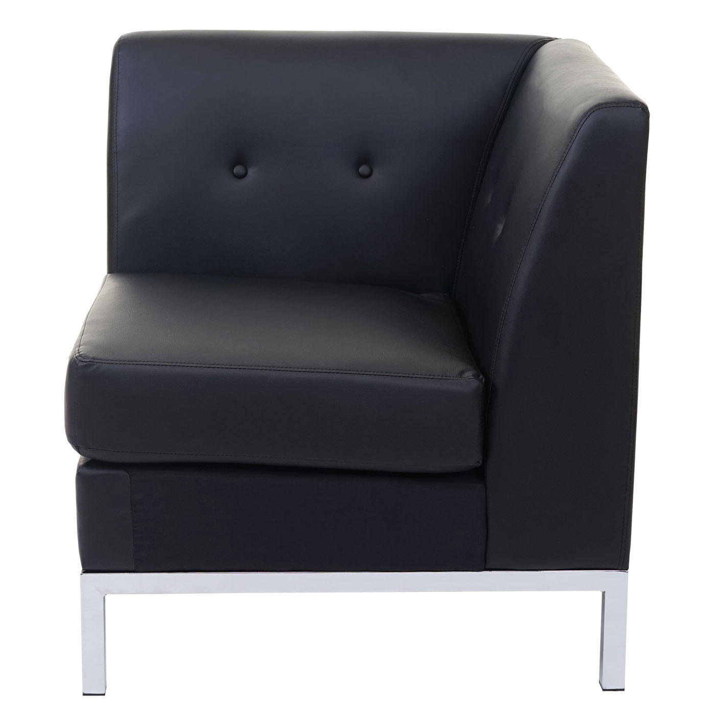 SESSEL ERWEITERBAR Schwarz - Schwarz, Textil (72/82/72cm) - MCW