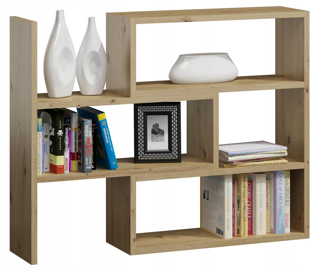 BÜCHERREGAL Irek Artisan Eiche 80/28/110 cm - Eiche Artisan, Holzwerkstoff (80/110/28cm) - Matkam Möbel