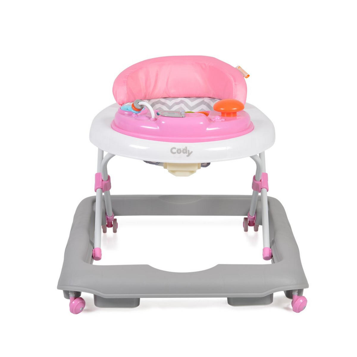 LAUFHILFE Cody rosa höhenverstellbar Musikfunktion Spielcenter Stopper - Rosa, Kunststoff (57/50/68cm) - Cangaroo