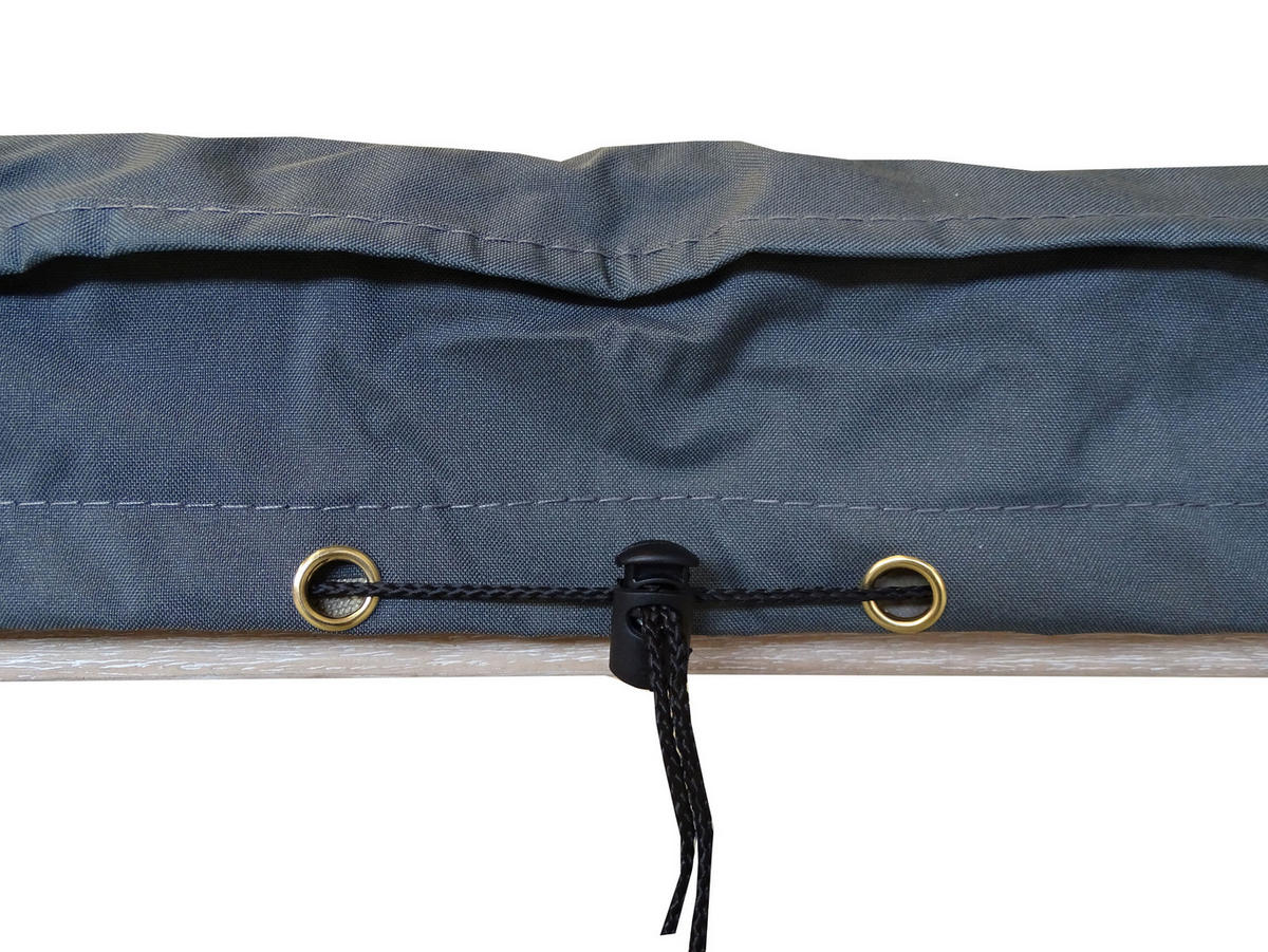 ABDECKUNGEN zu Holztischen 160x90cm - Grau, Textil (90/7/160cm) - QUICK STAR