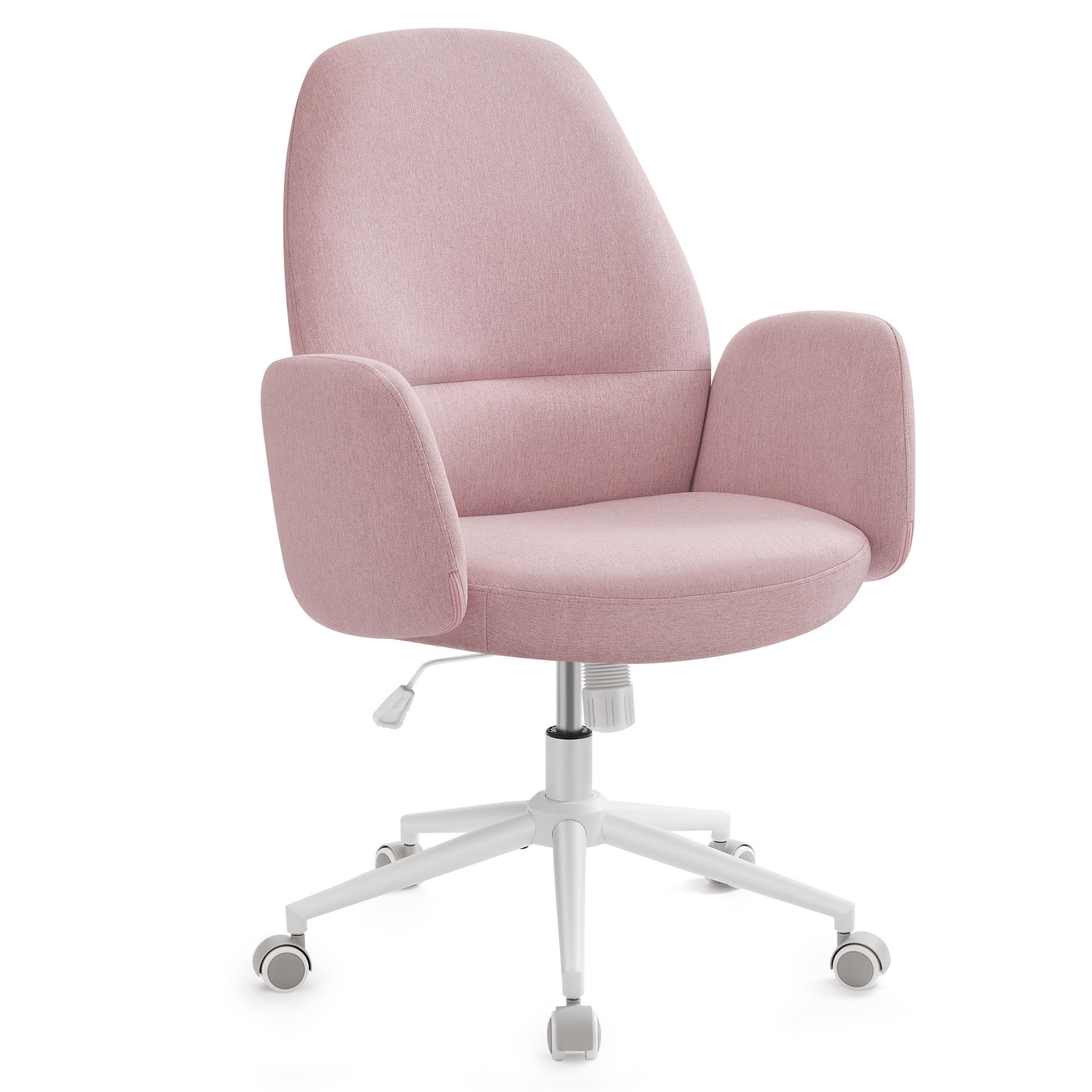 BÜRODREHSTUHL Laela - Hellrosa, Metall (65/103/71cm) - SONGMICS HOME