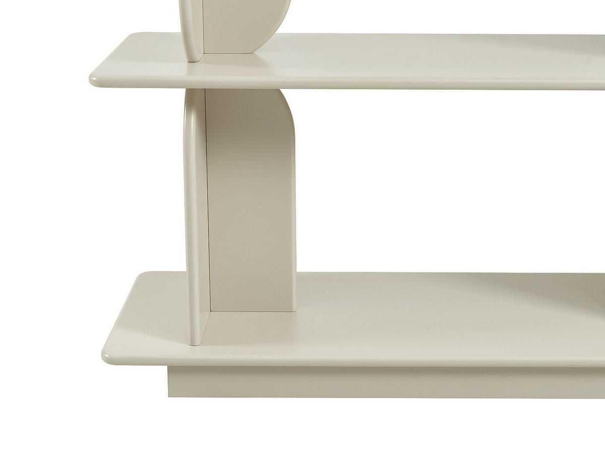 REGAL - 110 cm x 35 cm - holz - beige Lusoria - Beige, Holz (110/115.5/35cm) - Vente-Unique