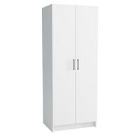 DREHTÜRENSCHRANK ZEFIRO 75/192,5/54 cm 2-türig Weiß - Weiß, Holzwerkstoff (75/192.5/54cm) - MASSENO