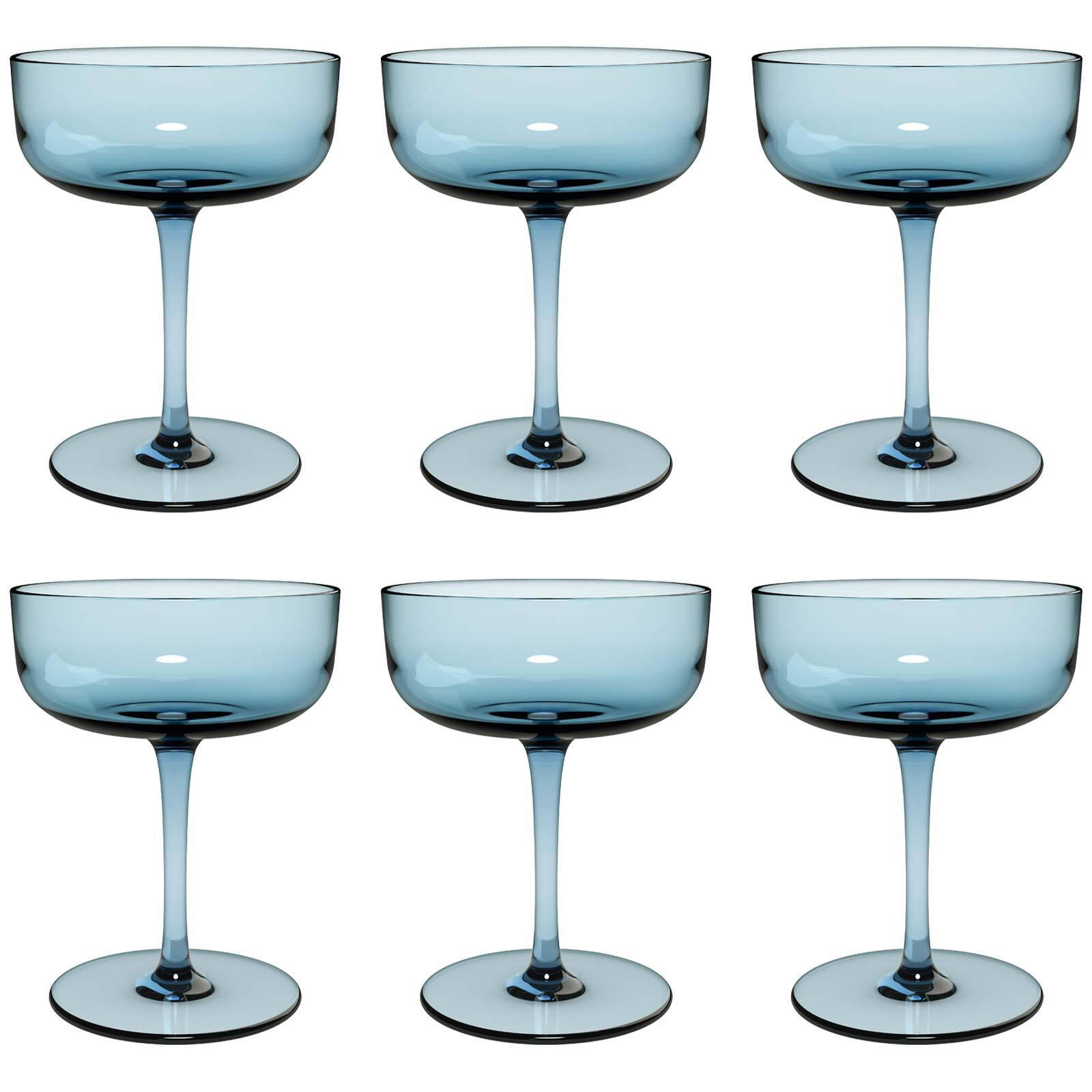 SEKTSCHALEN / DESSERTSCHALEN Like Glass Ice 100 ml 6er Set - Blau, Glas (0.1L) - like.Villeroy & Boch