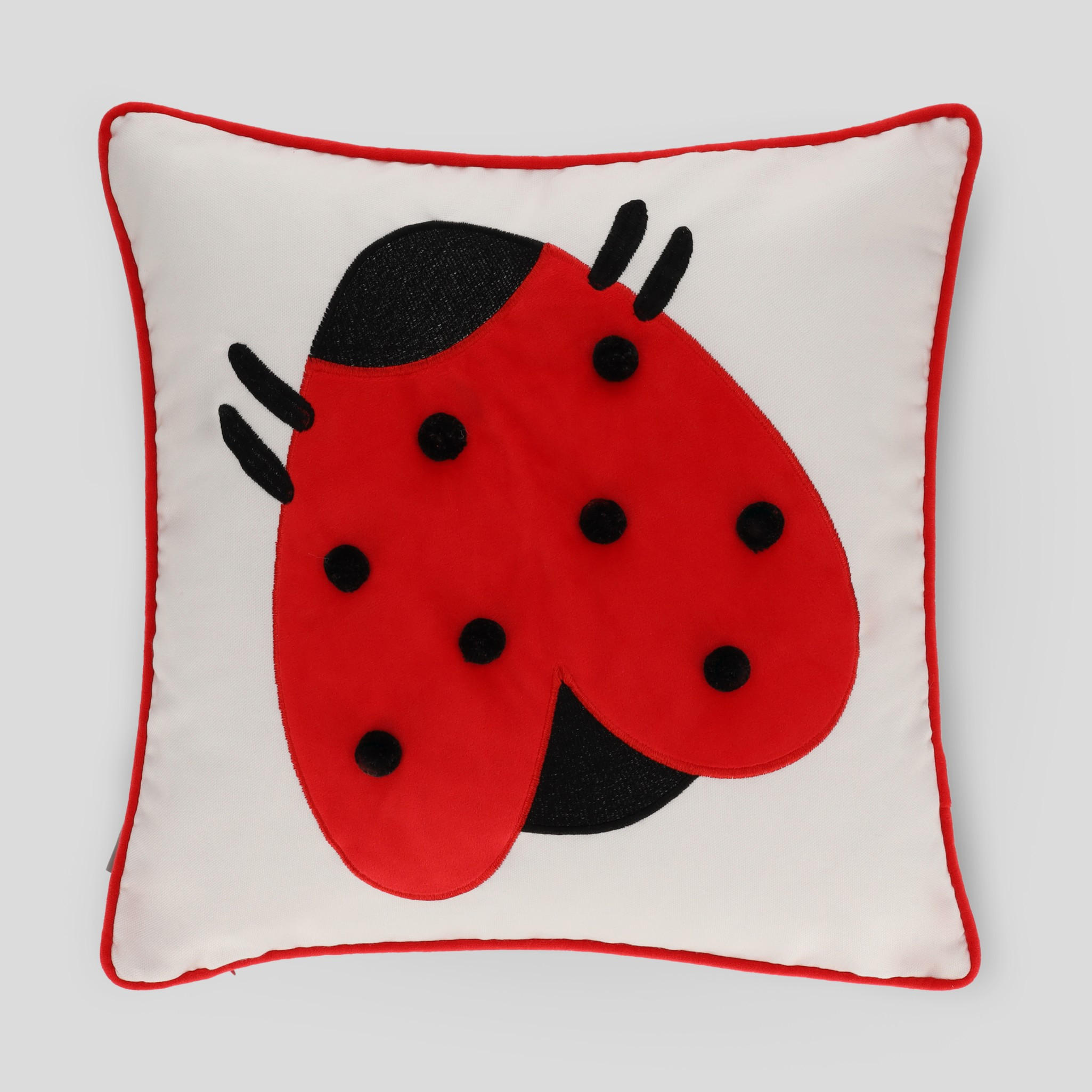 KISSENBEZUG Bibi - Weiß, Textil (45/45cm) - home&you