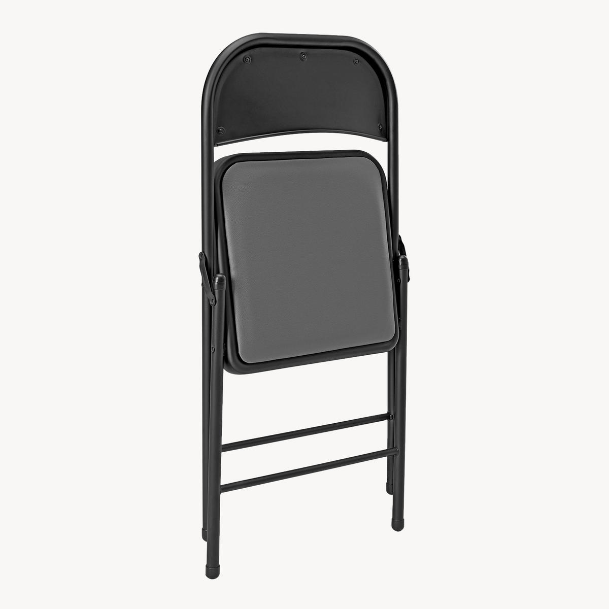 SADA ŽIDLIČEK 6 KS - šedá/černá, kov/plast (46/80/50cm) - pro.tec