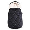 KINDERWAGEN-FUSSSACK XL TOO, black/creme - Schwarz Hochglanz, Textil (46/10/105cm) - Kaiserbaby