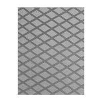 FLACHWEBETEPPICH Skandinavisch Hellanthrazit 80 x 150 cm - Grau, Kunststoff (80/150cm) - TT Home
