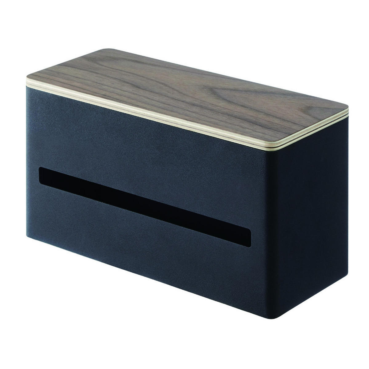 TASCHENTUCHHALTER - rin 26/11/14 cm - Schwarz, Metall (26/11/14cm) - Yamazaki