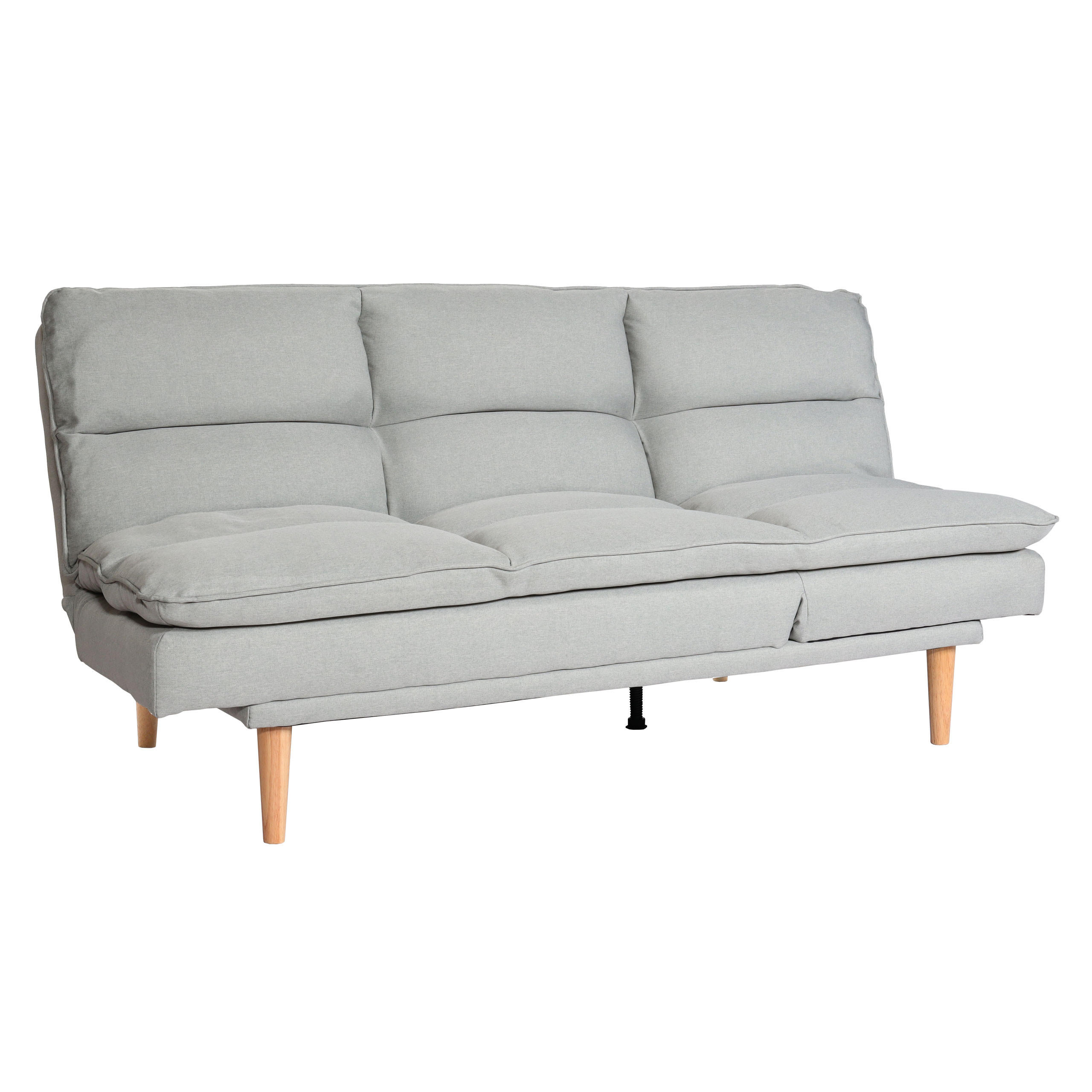 SCHLAFSOFA Hellgrau - Hellgrau, Textil (180/90/110cm) - MCW
