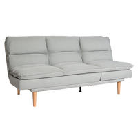 SCHLAFSOFA Hellgrau - Hellgrau, Textil (180/90/110cm) - MCW