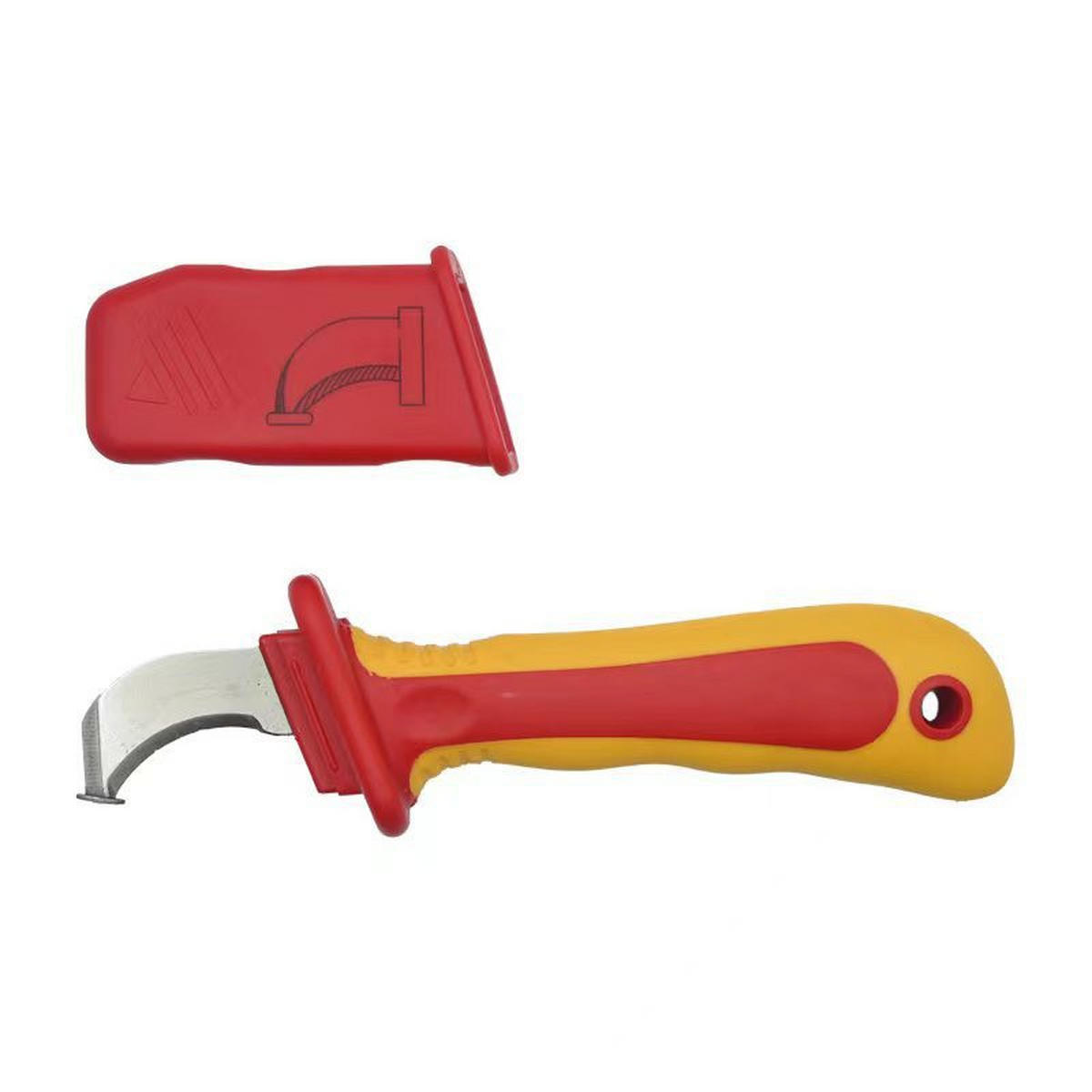 ZANGE – 1000 V isoliert – zum Abmanteln von Kabeln - Gelb, Metall (23/4/6cm) - DCA