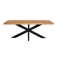 BAUMSTAMMTISCH Denver Braun 100/220/76 cm - Braun, Holz (100/220/76cm) - Starfurn