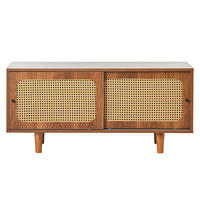 SCHUHSCHRANK Walnuss 104/40/48 cm - Walnussfarben, Holzwerkstoff (104/48/40cm) - PANGIVO