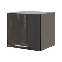 KLAPPHÄNGESCHRANK Essen W4B/40 Graphit Hochglanz / Grau Matt 40 / 32,5 / 36cm - Graphitfarben/Grau, Holz/Holzwerkstoff (40/36/32.5cm) - Feldmann-Wohnen