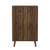 SCHUHSCHRANK Nussbaumfarben 60/24/95 cm - Walnussfarben, Holzwerkstoff (60/95/24cm) - PANGIVO