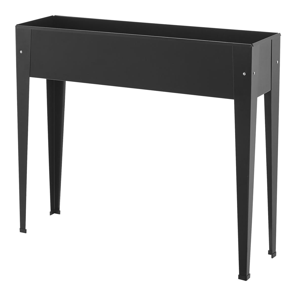 HOCHBEET Lelystad - Anthrazit, Metall (98/82/25cm) - [en.casa]