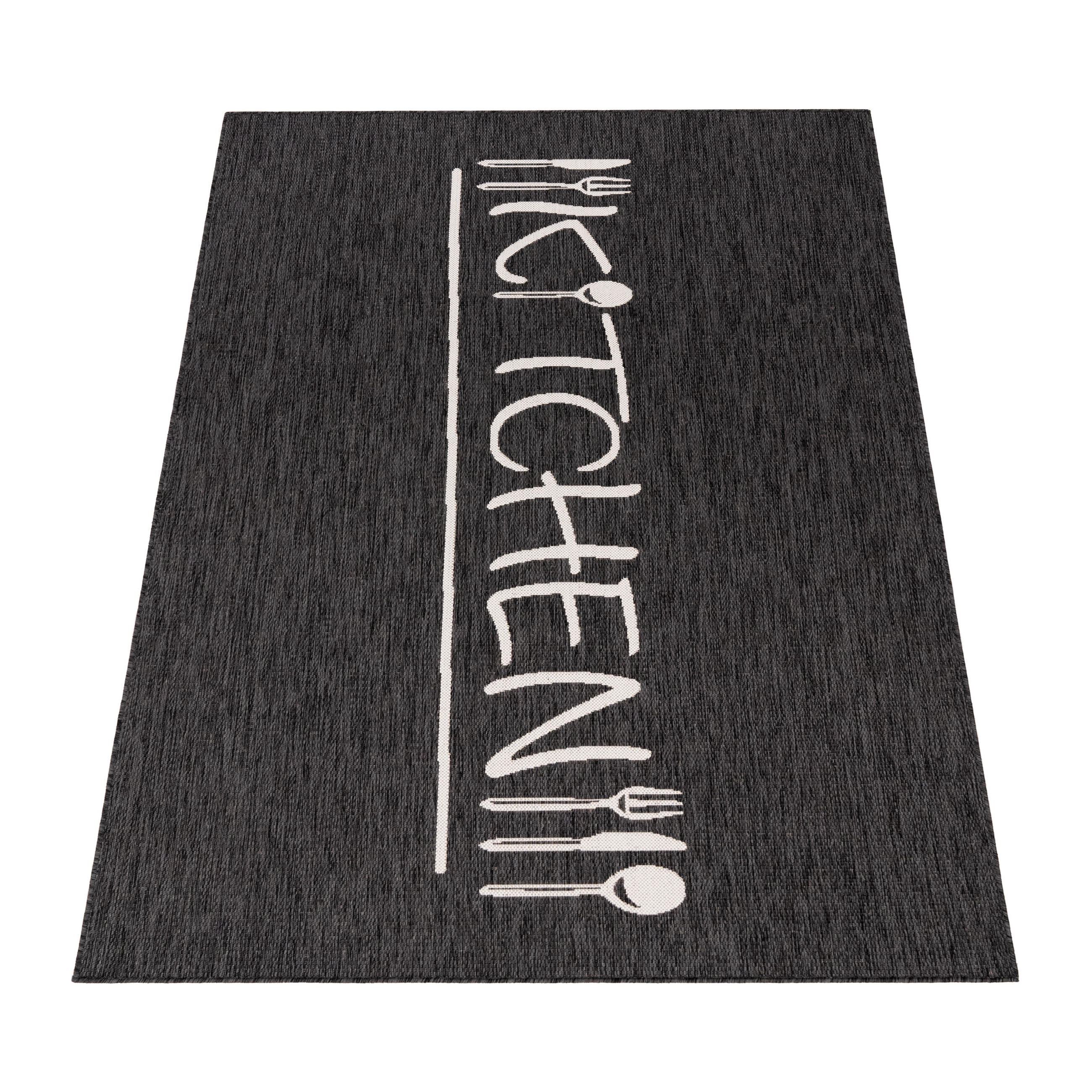 Paco Home Outdoorteppich Anthrazit 240x340 cm