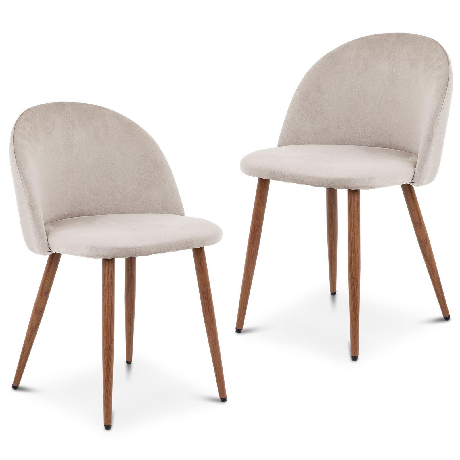 ESSZIMMERSTUHL NAVIA 2er-Set hellgrau - Hellgrau, Textil (49/76/52cm) - IDIMEX